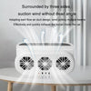 USB Plug-In Car Window Exhaust Fan Car Air Circulation Cooling Ventilation Fan, Color: Black