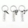 Creative Drive Safe Handsome Words Stainless Steel Keychain Key Rings(Car)