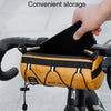 ESLNF Outdoor Large Capacity Bicycle Bag Mountain Bike Cycling Waterproof Satchel(Brown)