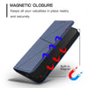 For Samsung Galaxy M34 5G / F34 5G Strong Magnetic Frosted Flip Leather Phone Case(Royal Blue)