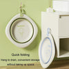 Children Folding Washbasin Newborn Baby Portable Thickened Plastic Wash Basin(Green)