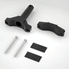 CS-1090A1 Motorcycle Modified Bumper Shock Absorption Fixture Spotlight Fixing Bracket(Black)