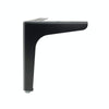 LH-J0016 Metal TV Cabinet Sofa Leg, Height: 17cm(Matte Black)