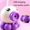 2 PCS Cartoon Octopus Pencil Sharpener Pen Holder Desk Lamp Mobile Phone Holder Learning Night Light(Gray)