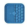 Silicone Licking Mat, Small Blue, Slow Feeder Dog Bowl, Suction