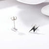 S925 Sterling Silver Stud Earrings Lightning Lady Diamond Earring