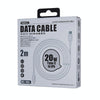 REMAX Marlik Series RC-183i PD 20W USB-C / Type-C to 8 Pin Interface Fast Charging Data Cable, Cable Length: 2m (White)