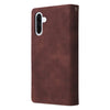 For Samsung Galaxy A26 5G Multifunctional Frosted Zipper Wallet Leather Phone Case(Coffee)