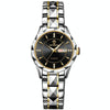 BINBOND B5552 Luminous Multifunctional Business Calendar Quartz Watch(Female-Inter-gold-Black)
