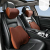 Car Memory Foam Neck Pillow Car Neck Rest Silk Pillow Car Seat Cervical Cushion, Style: Headrest Black