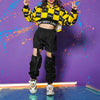 Girls Hip Hop Style Street Dance Performance Costumes, Size:140cm(Tops)