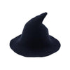 Halloween Personality Wizard Steeple Great Brim Wool Cap(Navy)