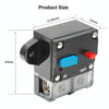 250A Auto Circuit Breaker Car Audio Fuse Holder Power Insurance Automatic Switch(Blue)