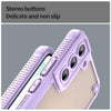 For Samsung Galaxy S22 5G Armor Glaze PC Hybrid TPU Phone Case(Purple)