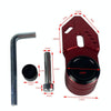 Motorcycle CNC Aluminum Alloy Helmet Hook(Black)