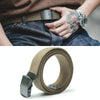 Maden TSS2107088 No-hole Elastic Braided Belt Single-loop Fast Take Off Casual Pants Belt(Army Green)