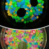 Glow Stones Purple, Resin Pebbles for Garden & Aquarium, 100g