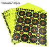 160 PCS 2 Inch Darts Stickers Bullseye Paper Outdoor Competition Supplies