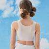 Girls Developmental Bra Big Kids Thin Vest No Trace Underwear, Size: L/80A(Shallow powder)