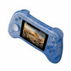 Q8 Handheld Game Console 3.0 Inch Screen Support TV Connection Built In 800 Games Singles Transparent Blue