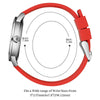 OLEVS 9953 Women Simple Silicone Strap Waterproof Quartz Watch(Red)