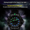 addies MY-049 Outdoor Sports Multifunctional Waterproof Luminous Watch Silicone Watchstrap Watch for Men(Red Light)