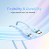Baseus Pudding Series 20W Type-C to 8 Pin Fast Charging Data Cable, Length:1.2m(Blue)