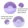Silicone Sound Wave Vibration Massage Cleansing Bristles Pore Cleaning Beauty Brush, Colour: Pink