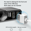 SHUNWEI Car Cigarette Lighter Charger 12/24V USB Converts Socket, Style: 2 Holes 2 USB