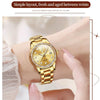 OLEVS 7003 Women Multifunctional Waterproof Mechanical Watch(Gold)