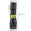 A10 Mini 395nm Ultraviolet Ray Detection Lamp COB Flashlight(Black)