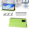 For Samsung Galaxy S20+ RC01 Dual-Folded Magnetic Suction RFID Leather Phone Case(Grass Green)
