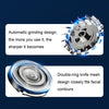 Mini Magnetic Head Shaver Smart LED Display Electric Shaver, Color: Orange