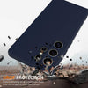 For Samsung Galaxy S25 Ultra 5G Shockproof Silicone Magsafe Phone Case(Navy Blue)
