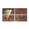 4 PCS  Crystal Film Wall Tile Sticker Imitation Marble Pattern Wall Sticker(DLS032)