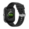 AK58 1.96 inch Screen Bluetooth Smart Watch, Silicone Band, Support Health Monitoring & 100+ Sports Modes(Black)