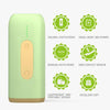 A18 Household Portable Electric Handheld Laser Hair Removal Instrument, Specification:UK Plug(Deep Green)