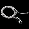 Silver-plated Snake Bone Chain Necklace Female Thin Necklace