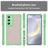 For Samsung Galaxy S25+ 5G Armor Glaze PC Hybrid TPU Phone Case(Green)