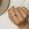 S925 Sterling Silver Rotary Unzip Lettering Ring(No.7)
