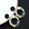 Halloween Acrylic Earrings Personality Festive Jewelry, Style: E000167 Moon