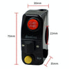 Motorcycle Modification Aluminum Alloy Handle Switch High Low Beam Light Turn Signal Horn Control Switch(Black)