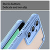 For Samsung Galaxy S24 FE 5G Armor Glaze PC Hybrid TPU Phone Case(Blue)