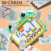 Crab Magnetic Drawing Board Children Educational Toy Gift, Specification: 50 Beads Cyan