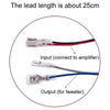 WEAH-T-5 Car Modification Tweeter Crossover Hi-Fi Audio Divider, Style: A Model 2.2UF