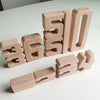 Children Particle Beech Number Building Blocks Children Mathematics Early Education Toy Teaching Kids(32 PCS / Set)