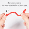 For AirPods 1 / 2 / AirPods Pro / Huawei FreeBuds 3 Wireless Earphones Silicone Anti-lost Lanyard Ear Hook(White)