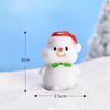 5pcs Christmas Cute Micro Landscape DIY Bonsai Decoration Snowscape Ornament, Style: No.3 Terring Snowman