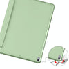 For iPad Pro 10.5 inch / Air 3 10.5 inch 3-folding Horizontal Flip PU Leather + Shockproof TPU Case with Holder & Pen Slot(Matcha Green)