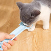 Cat Feeding Spoon, Durable PP, Heat-Resistant, Blue